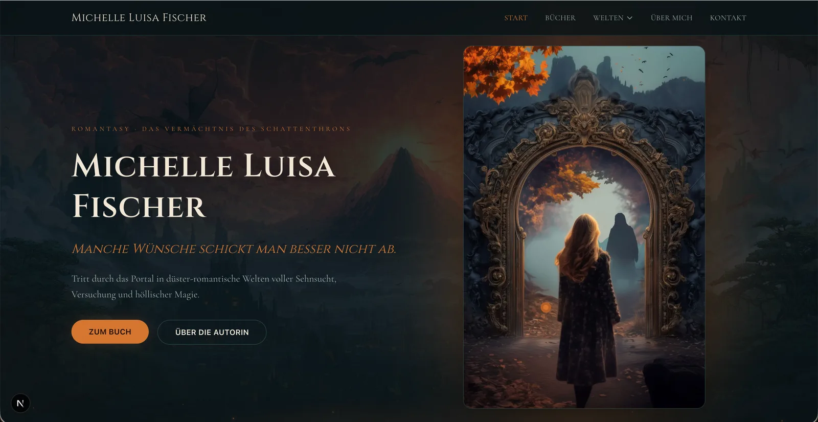 Website relaunch for the "Das Vermächtnis des Dämonenthrons" series
