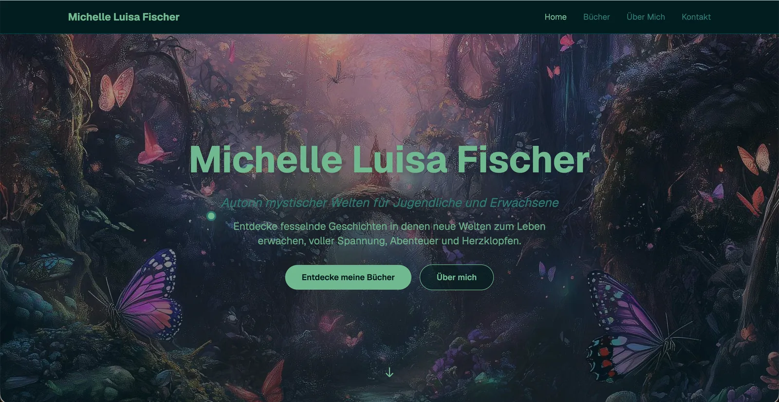Author website for Michelle Luisa Fischer
